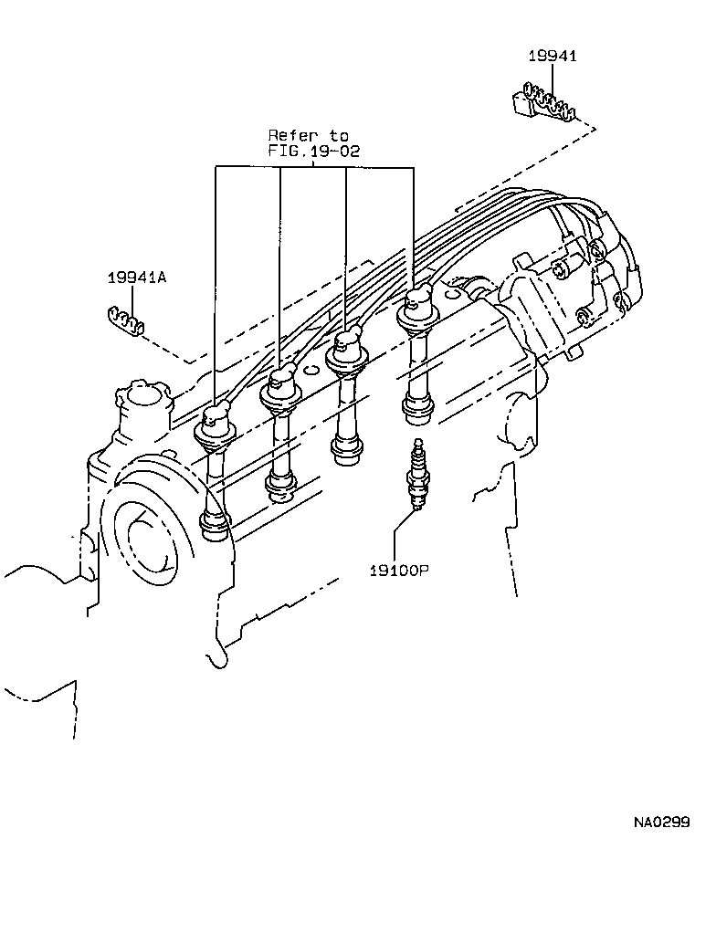  COROLLA CP |  IGNITION COIL SPARK PLUG