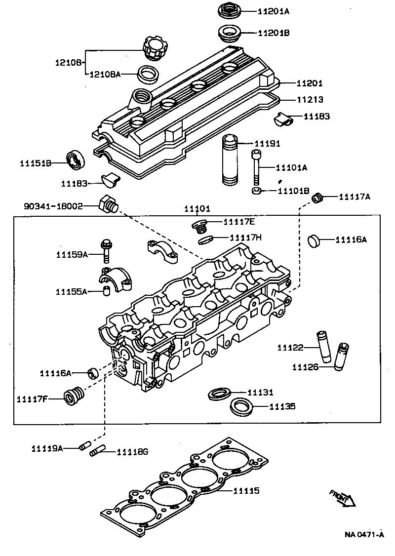  CARINA 2 |  CYLINDER HEAD