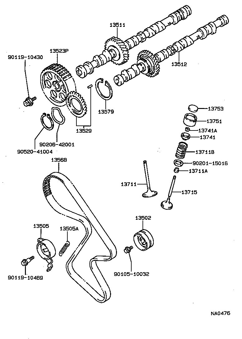  CARINA 2 |  CAMSHAFT VALVE