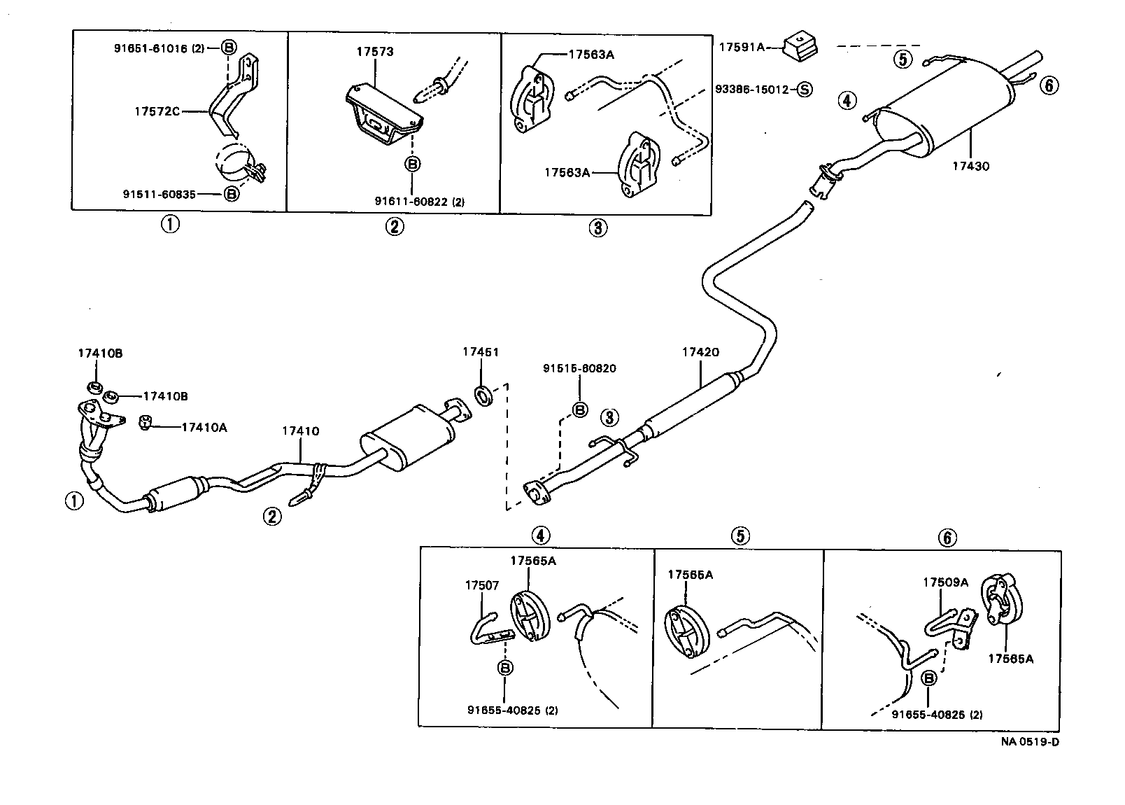  CARINA 2 |  EXHAUST PIPE