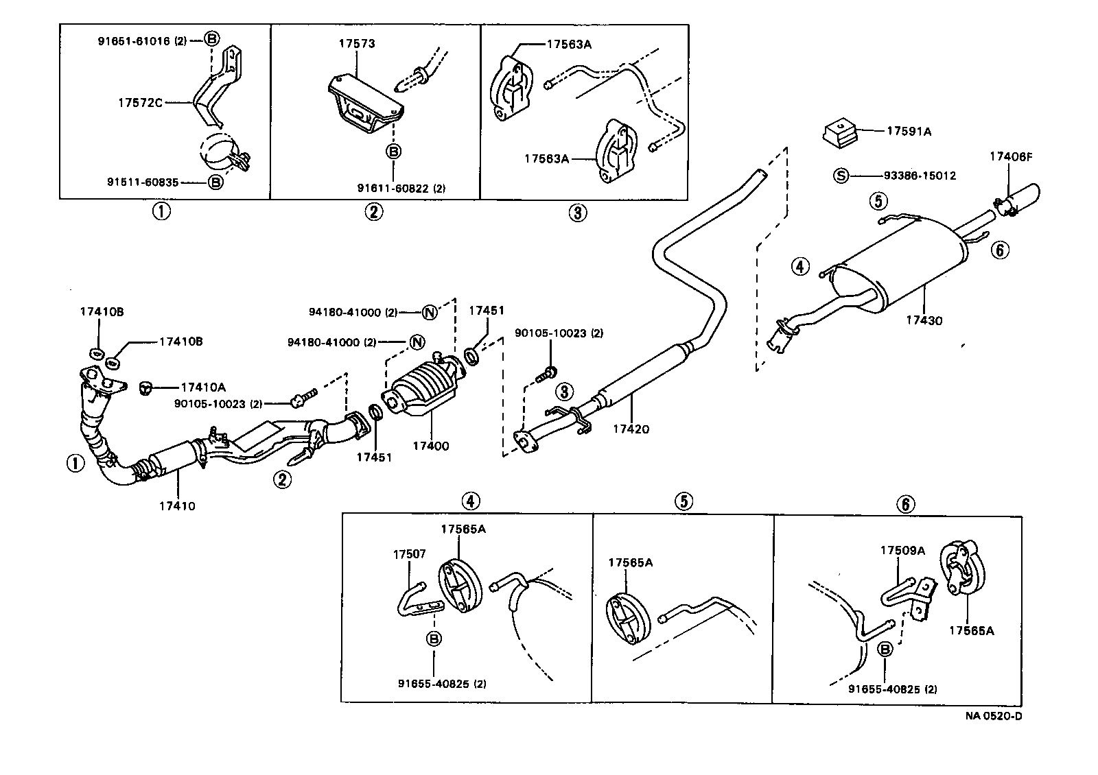  CARINA 2 |  EXHAUST PIPE