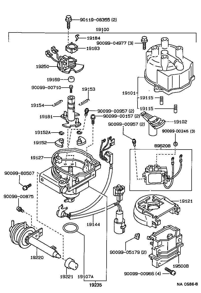  COROLLA HB |  DISTRIBUTOR