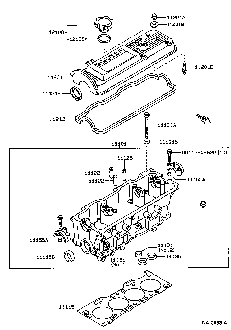  TERCEL |  CYLINDER HEAD