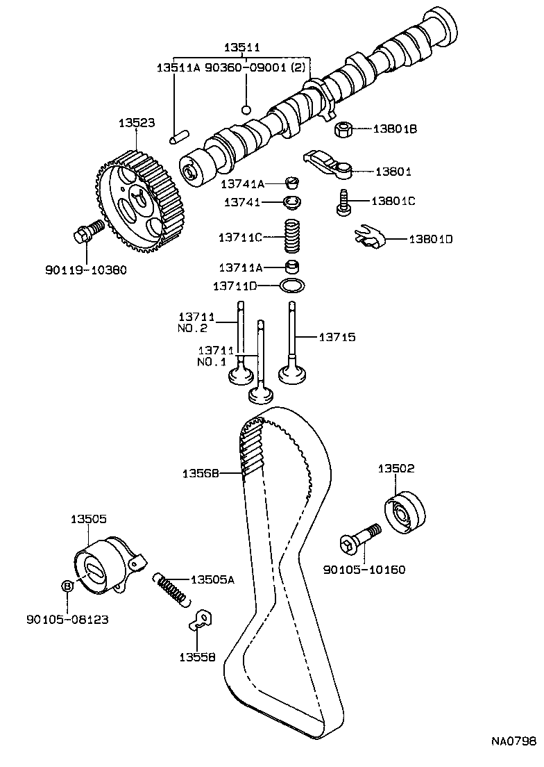  TERCEL |  CAMSHAFT VALVE