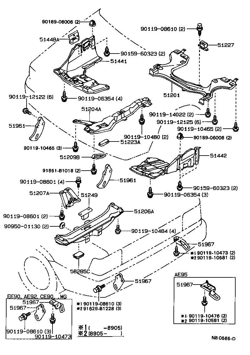 1999 Toyota Corolla Parts Catalog