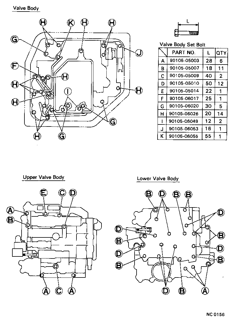  CARINA 2 |  VALVE BODY OIL STRAINER ATM