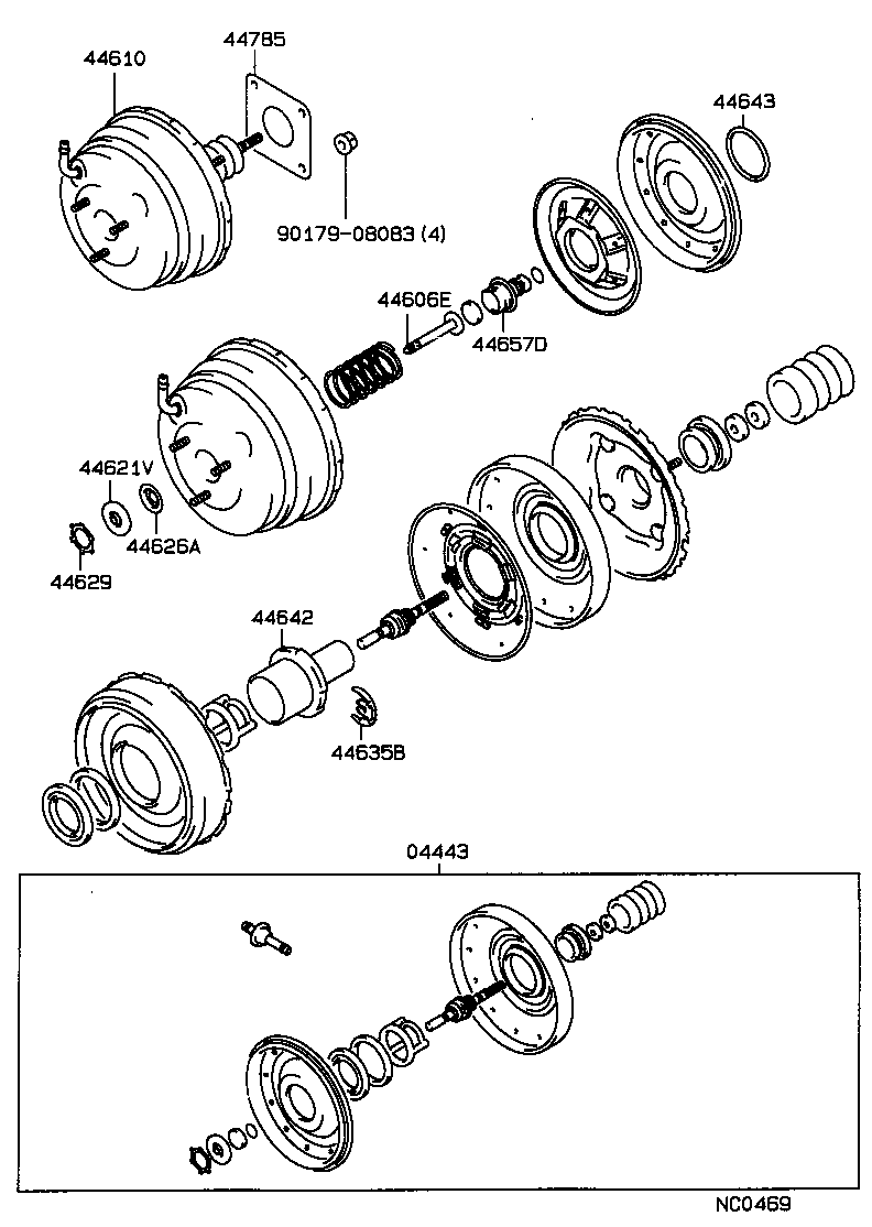  CARINA 2 |  BRAKE BOOSTER VACUUM TUBE