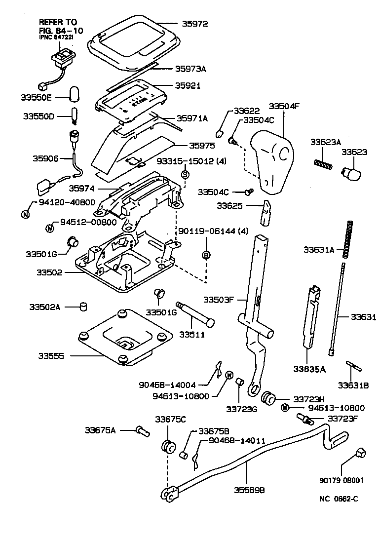  CRESSIDA WAGON |  SHIFT LEVER RETAINER