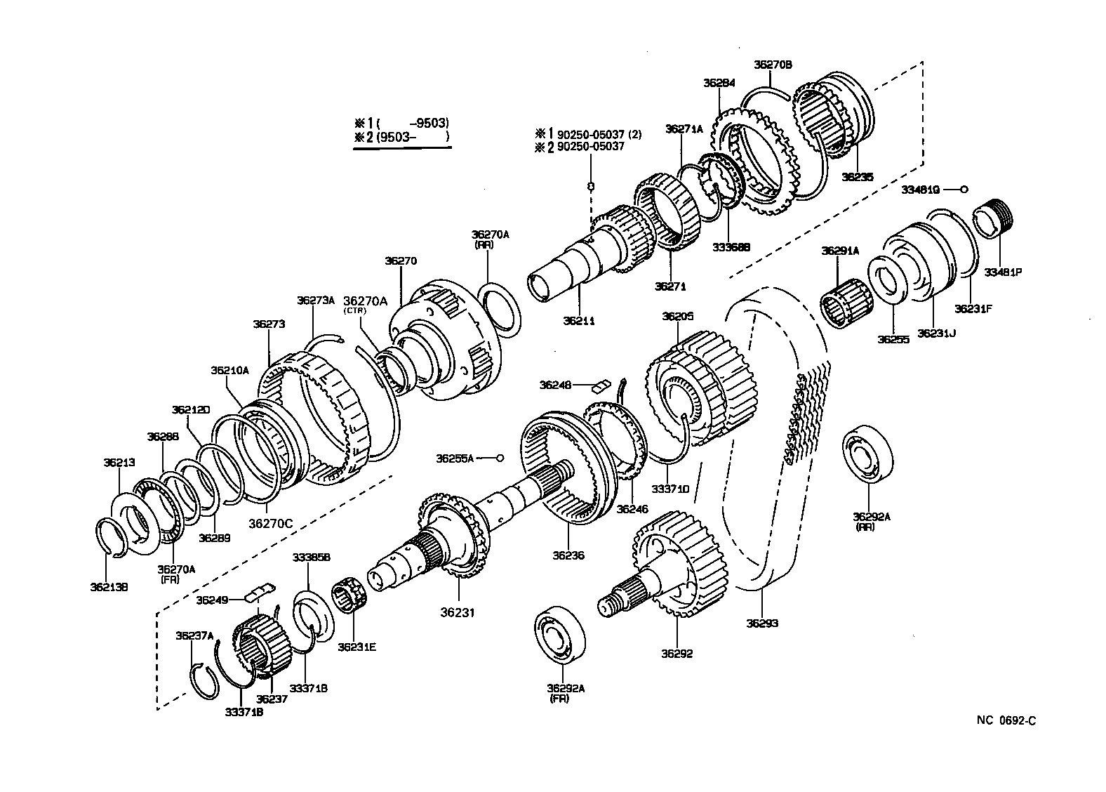  4 RUNNER TRUCK |  TRANSFER GEAR