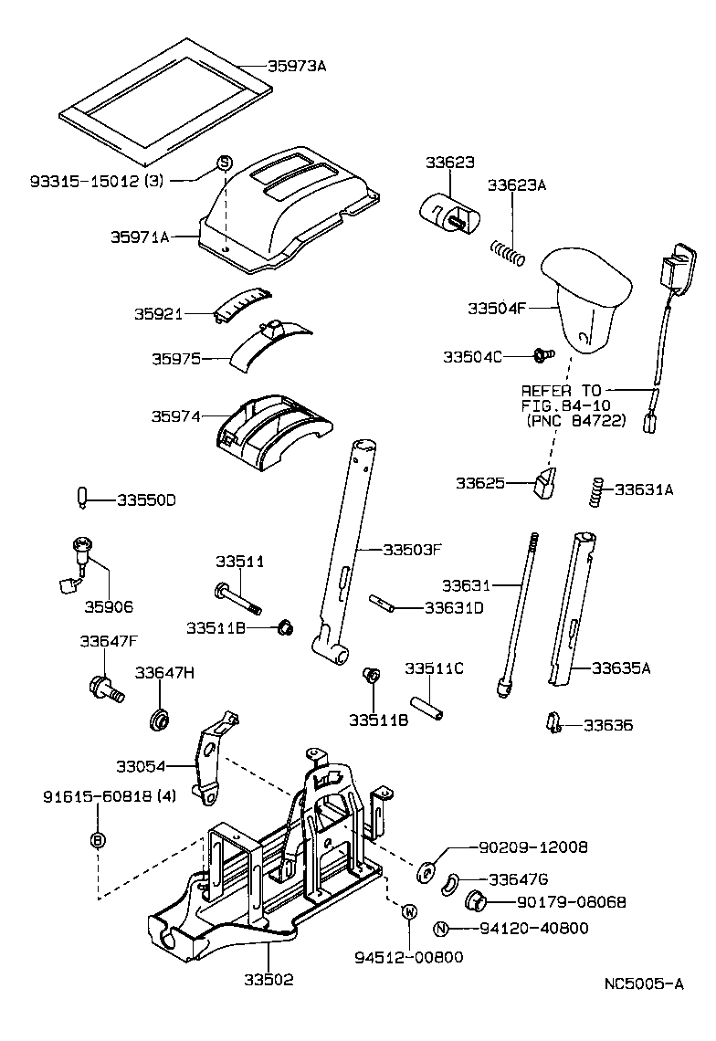  CARINA 2 |  SHIFT LEVER RETAINER