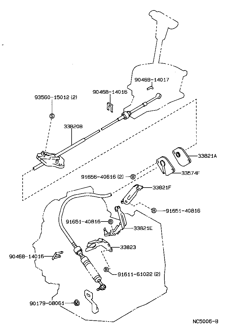  CARINA 2 |  SHIFT LEVER RETAINER