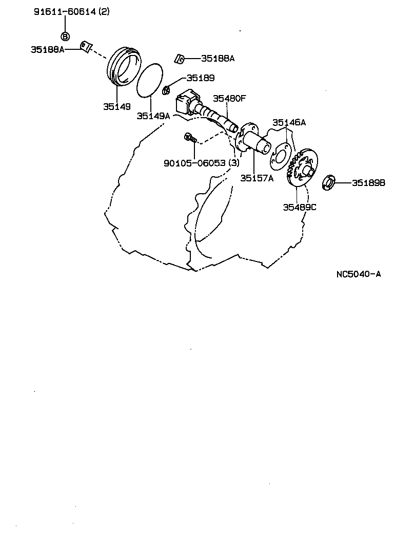  COROLLA WAGON |  REAR OIL PUMP GOVERNOR ATM