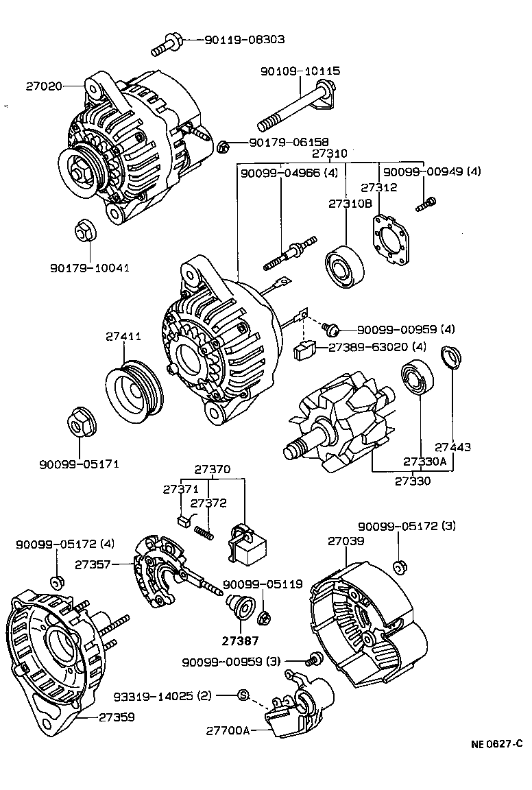  CARINA 2 |  ALTERNATOR