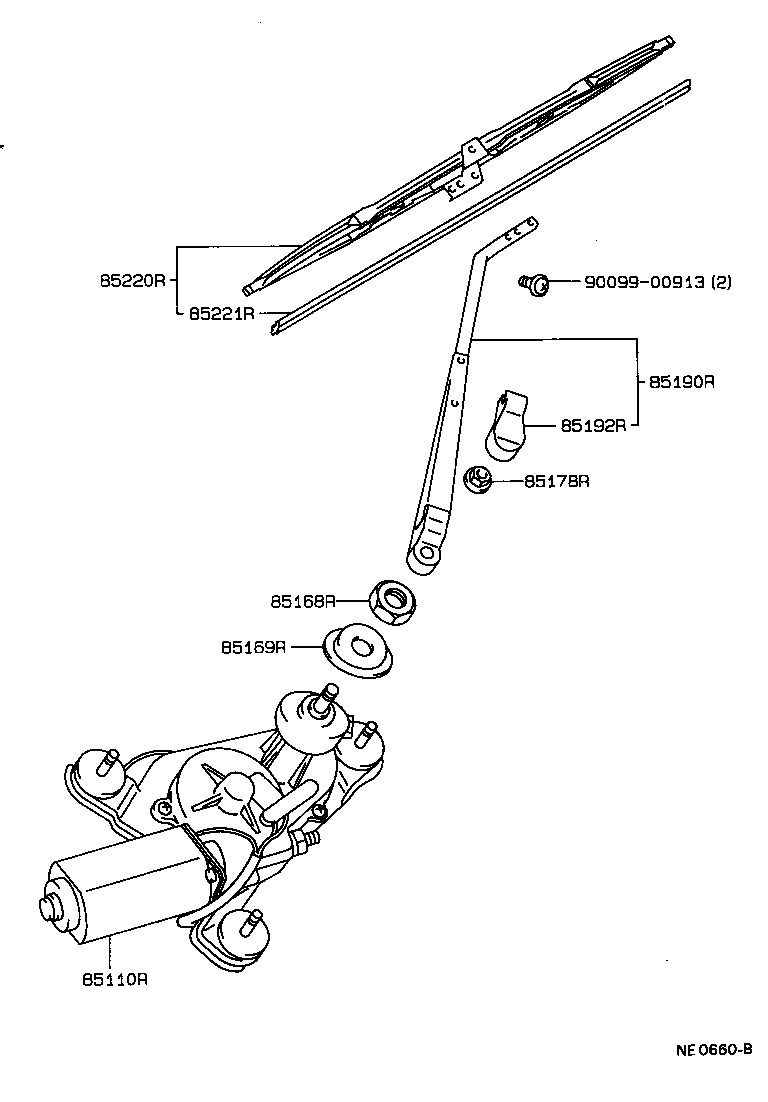  CARINA 2 |  REAR WIPER