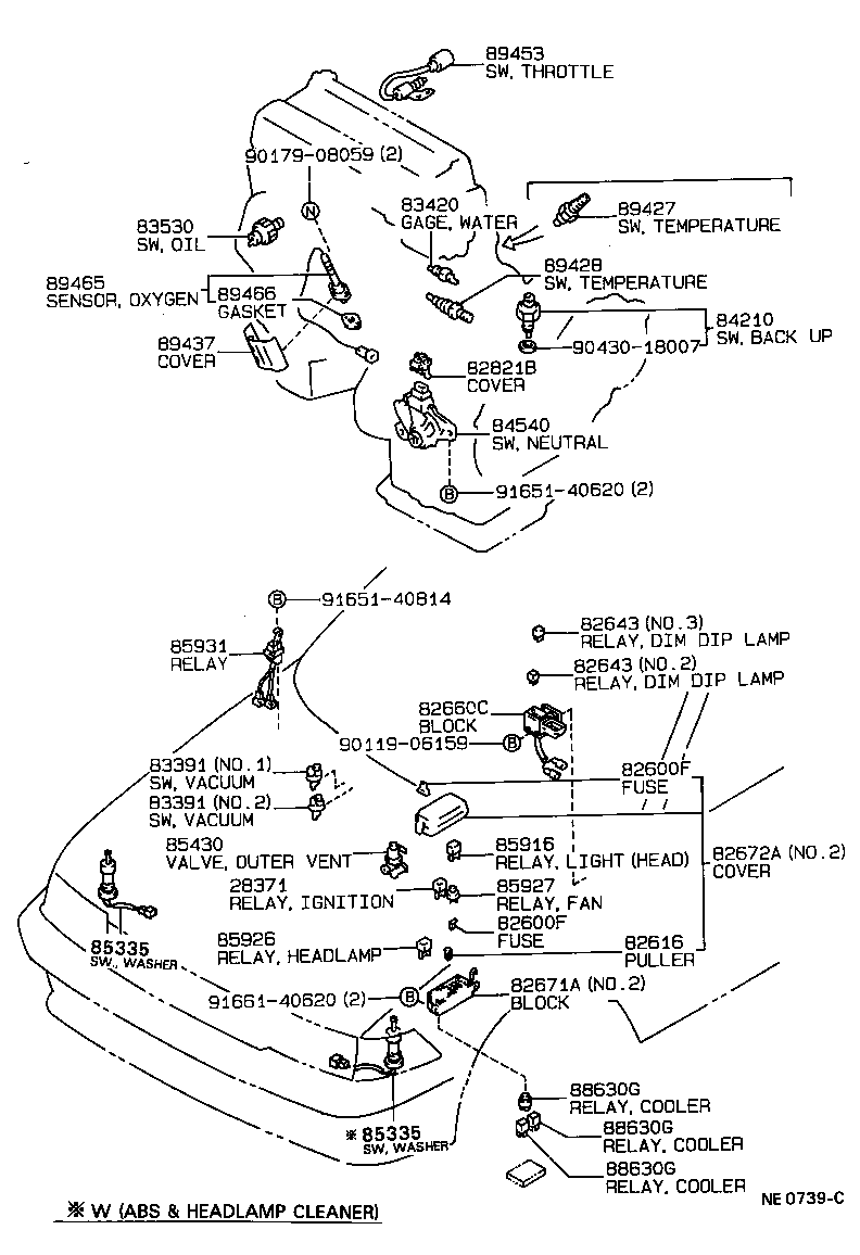  CARINA 2 |  SWITCH RELAY COMPUTER