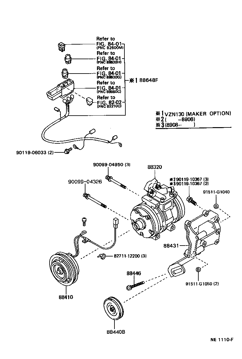  4 RUNNER TRUCK |  HEATING AIR CONDITIONING COMPRESSOR