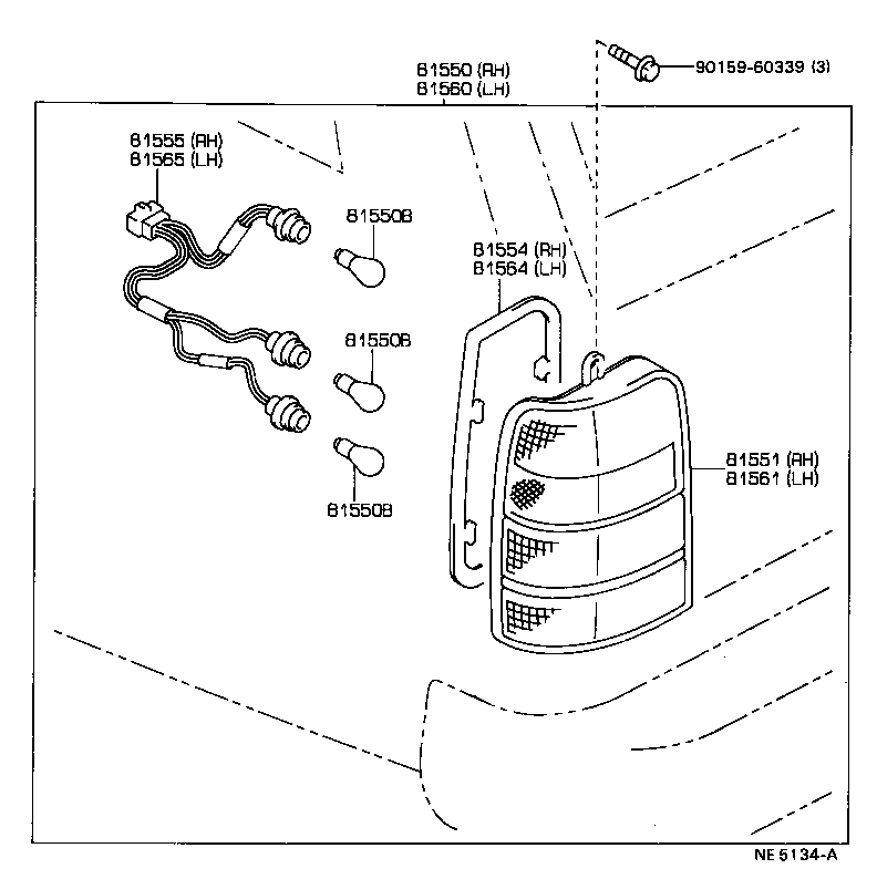  CARINA 2 |  REAR COMBINATION LAMP