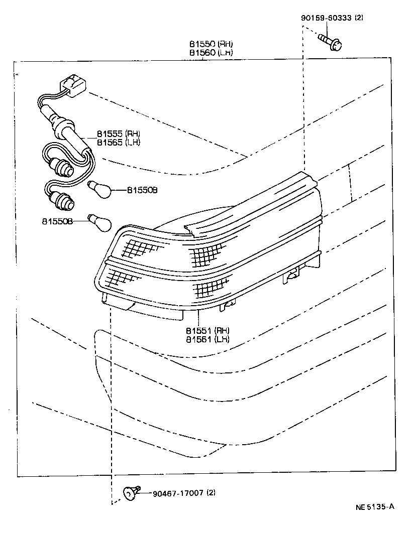  CARINA 2 |  REAR COMBINATION LAMP