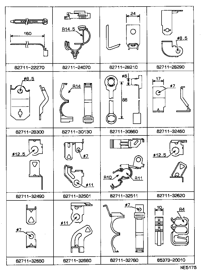  CARINA 2 |  WIRING CLAMP