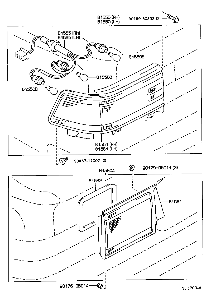  CARINA 2 |  REAR COMBINATION LAMP