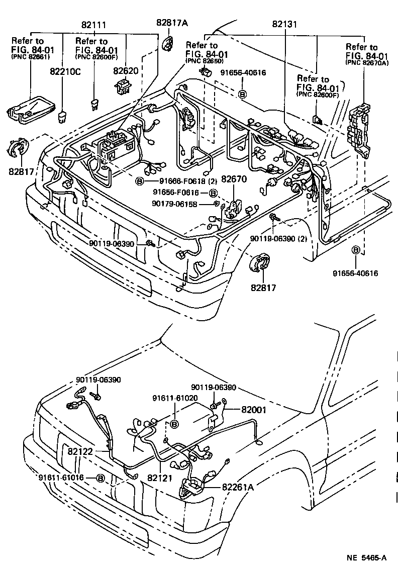  4 RUNNER TRUCK |  WIRING CLAMP