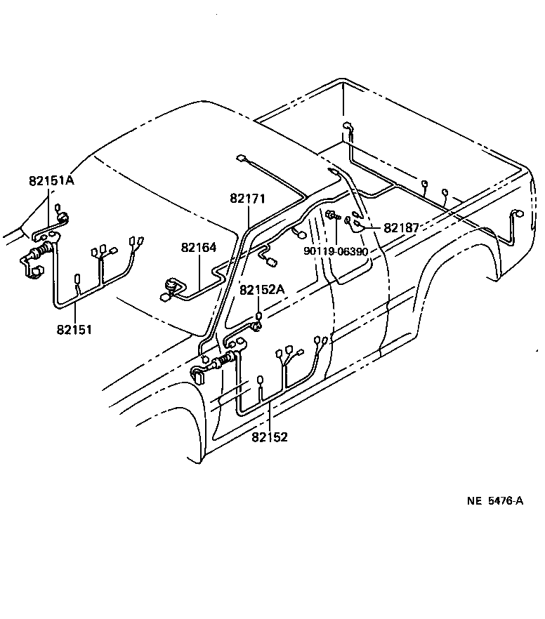  4 RUNNER TRUCK |  WIRING CLAMP