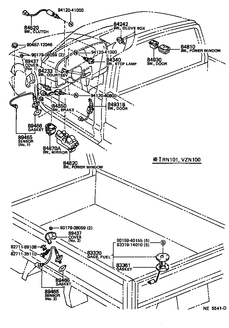  4 RUNNER TRUCK |  SWITCH RELAY COMPUTER