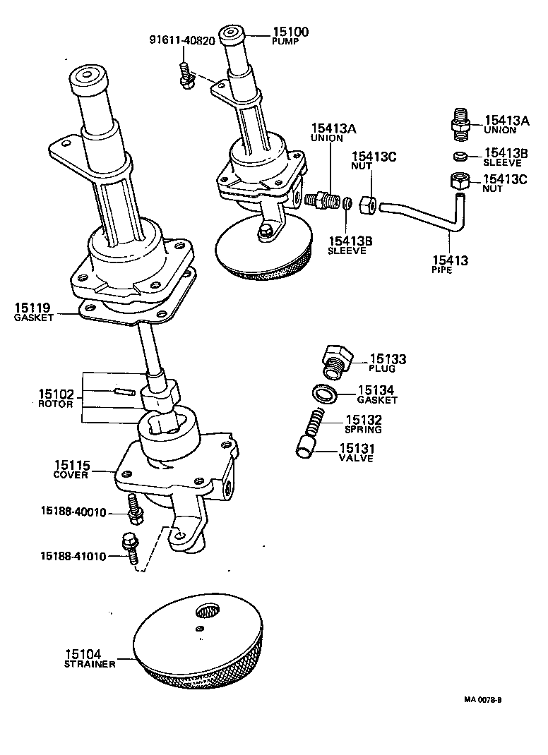  HILUX |  ENGINE OIL PUMP