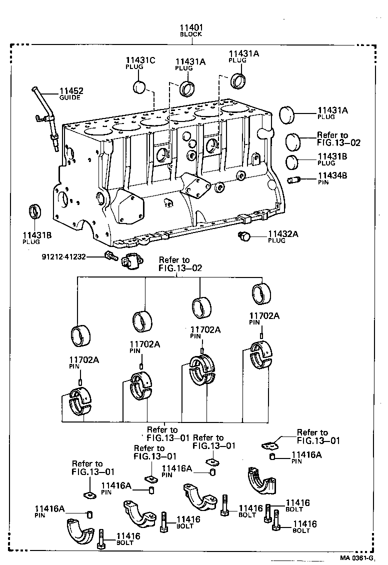  LAND CRUISER 40 45 55 |  CYLINDER BLOCK