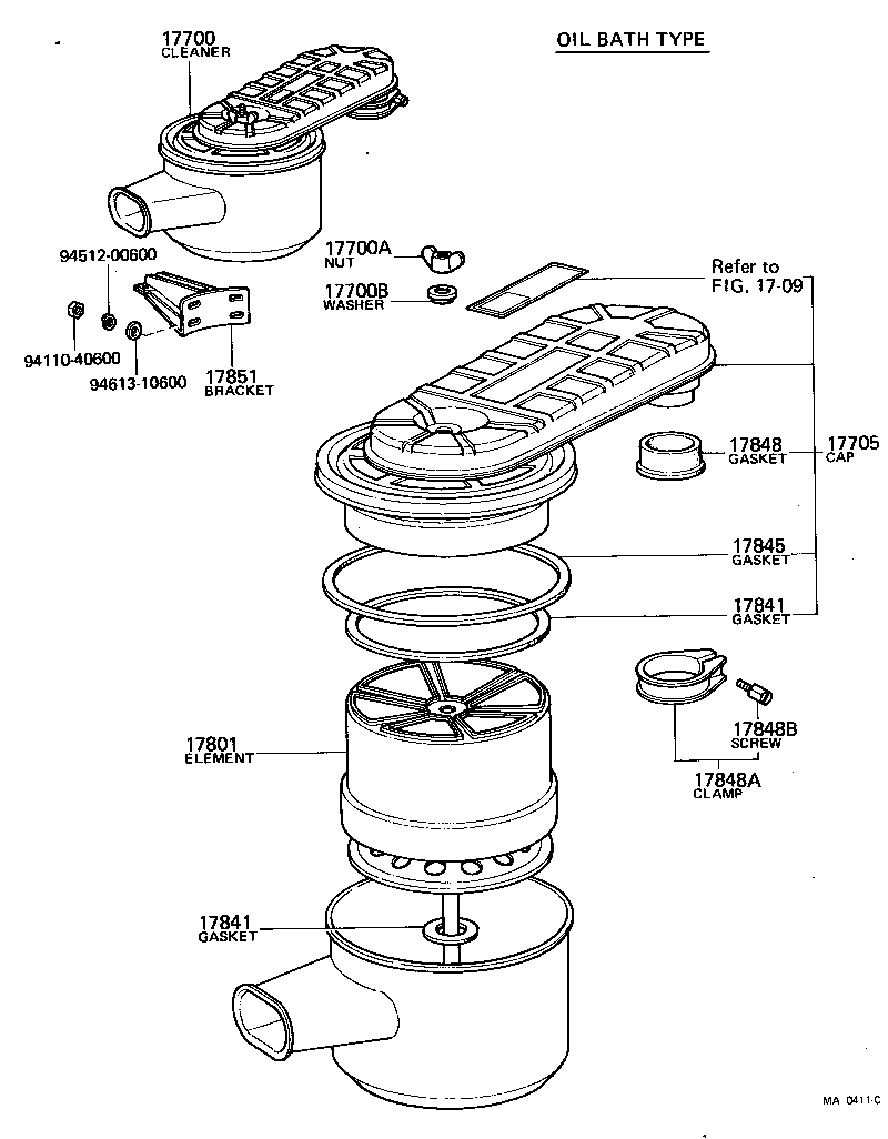  LAND CRUISER 40 45 55 |  AIR CLEANER