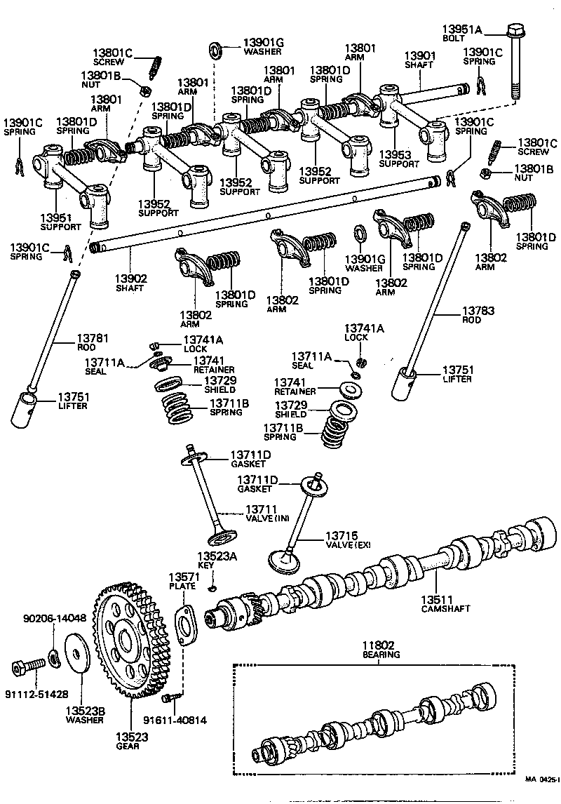  CARINA |  CAMSHAFT VALVE