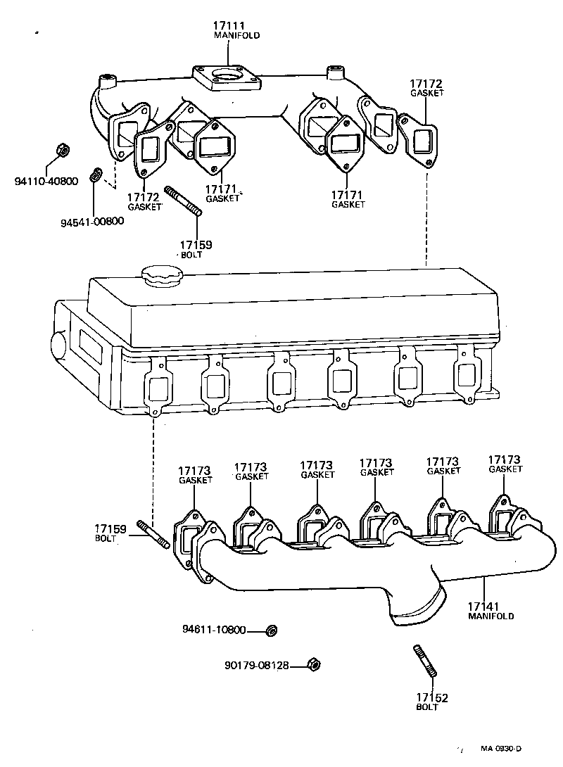  LAND CRUISER 40 45 55 |  MANIFOLD