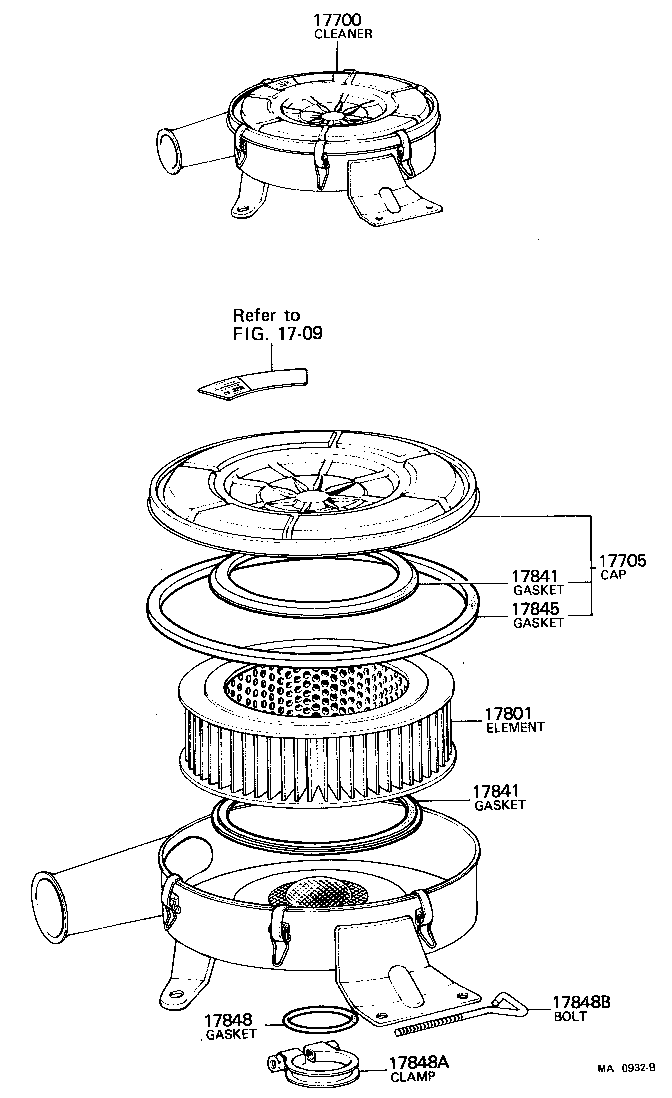  LAND CRUISER 40 45 55 |  AIR CLEANER