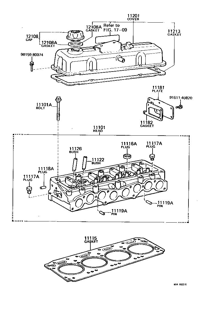  CROWN |  CYLINDER HEAD