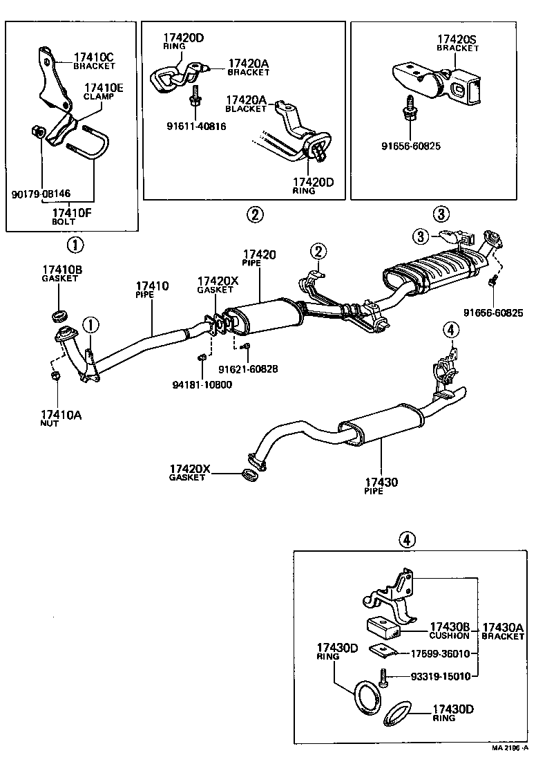  CROWN |  EXHAUST PIPE