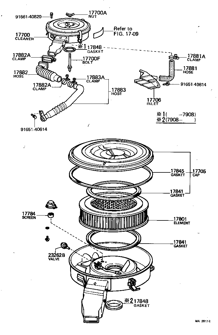  CELICA |  AIR CLEANER