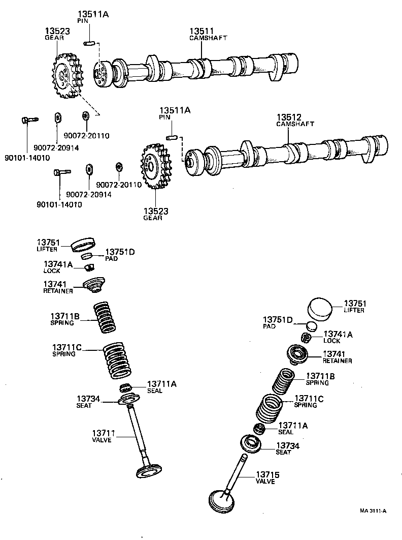  CELICA |  CAMSHAFT VALVE