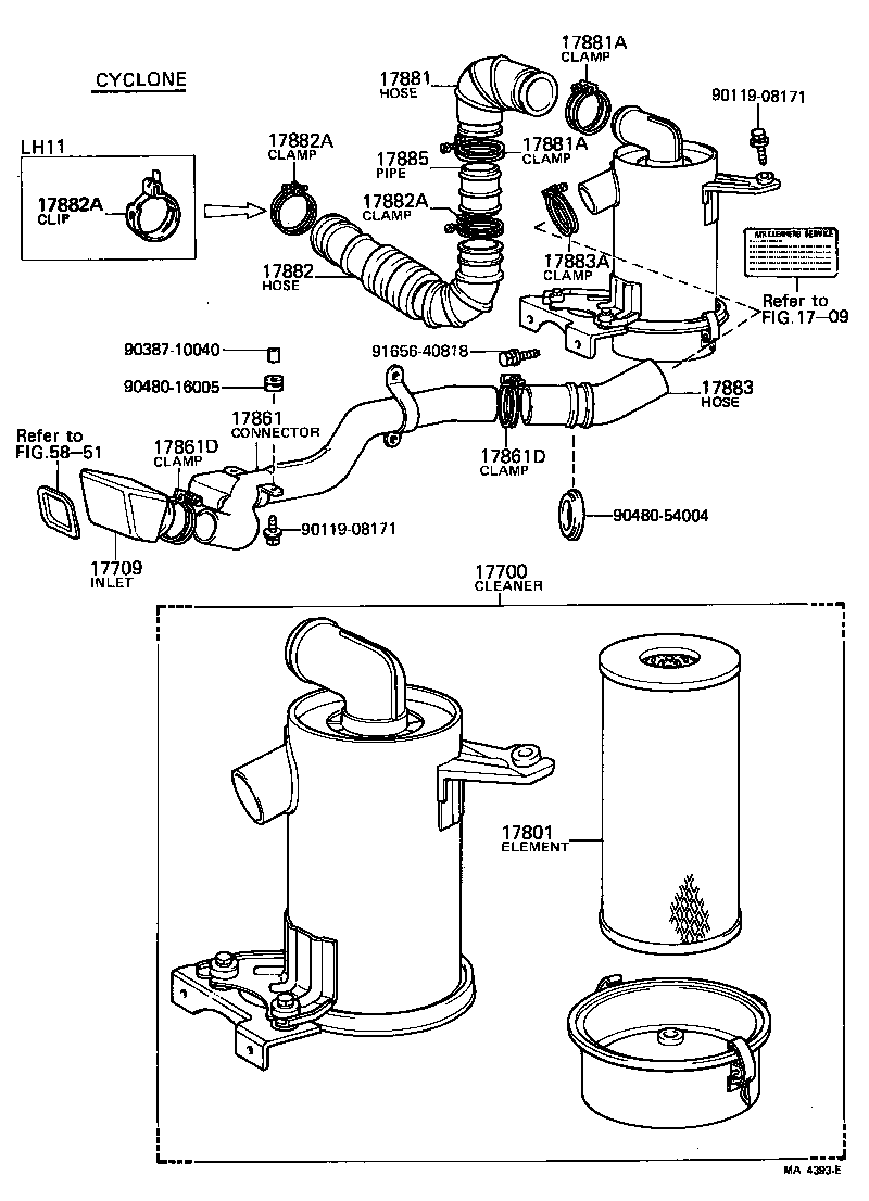  HIACE |  AIR CLEANER