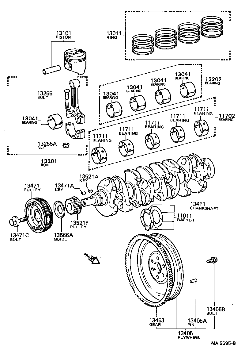  CELICA |  CRANKSHAFT PISTON