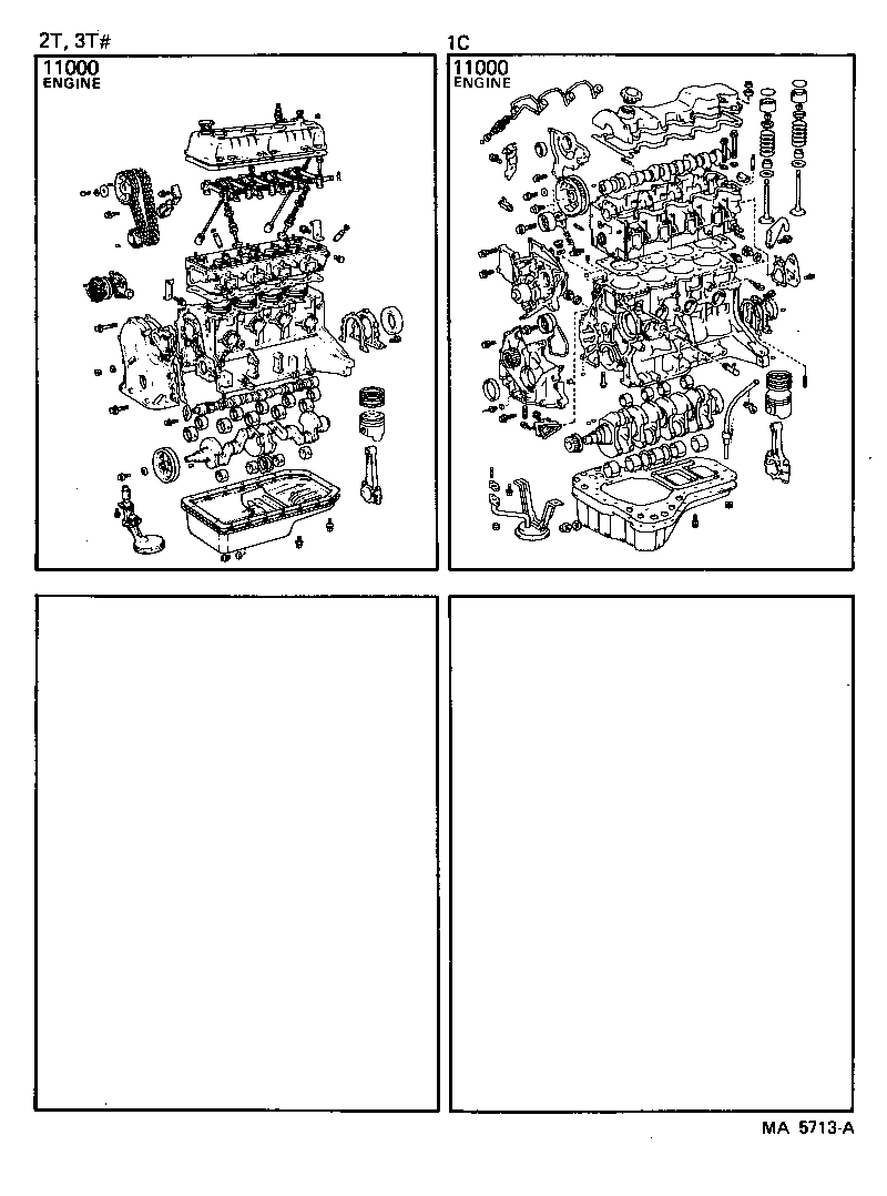  CARINA |  PARTIAL ENGINE ASSEMBLY