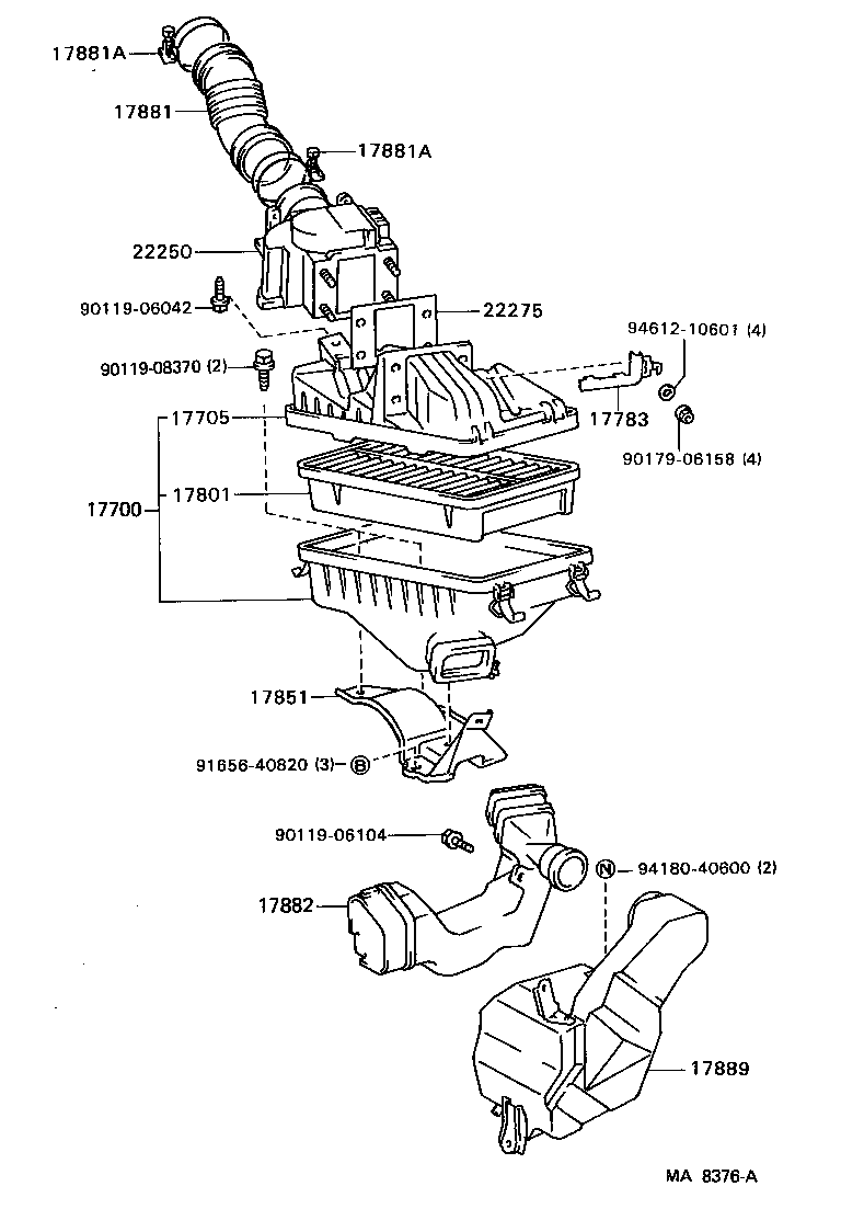  CELICA |  AIR CLEANER