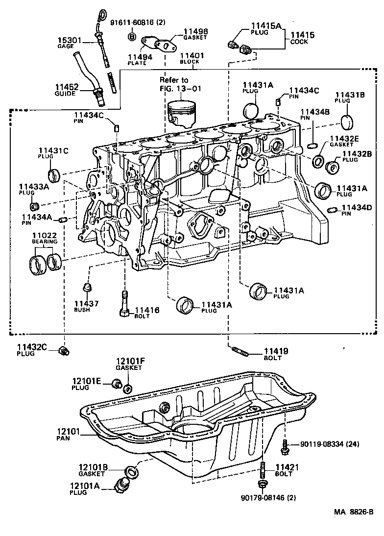  SUPRA |  CYLINDER BLOCK