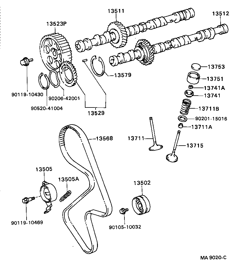  CELICA |  CAMSHAFT VALVE