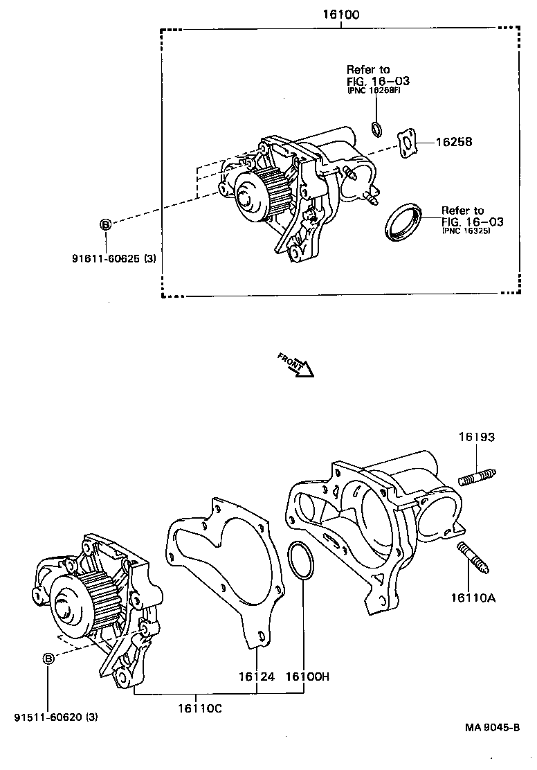  CELICA |  WATER PUMP