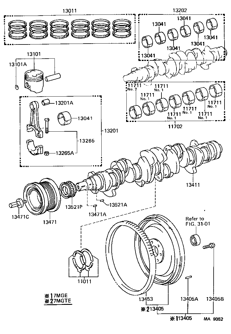  SUPRA |  CRANKSHAFT PISTON
