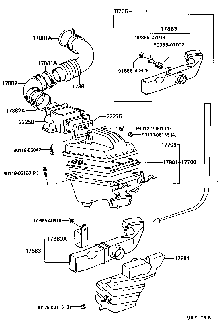  CAMRY |  AIR CLEANER