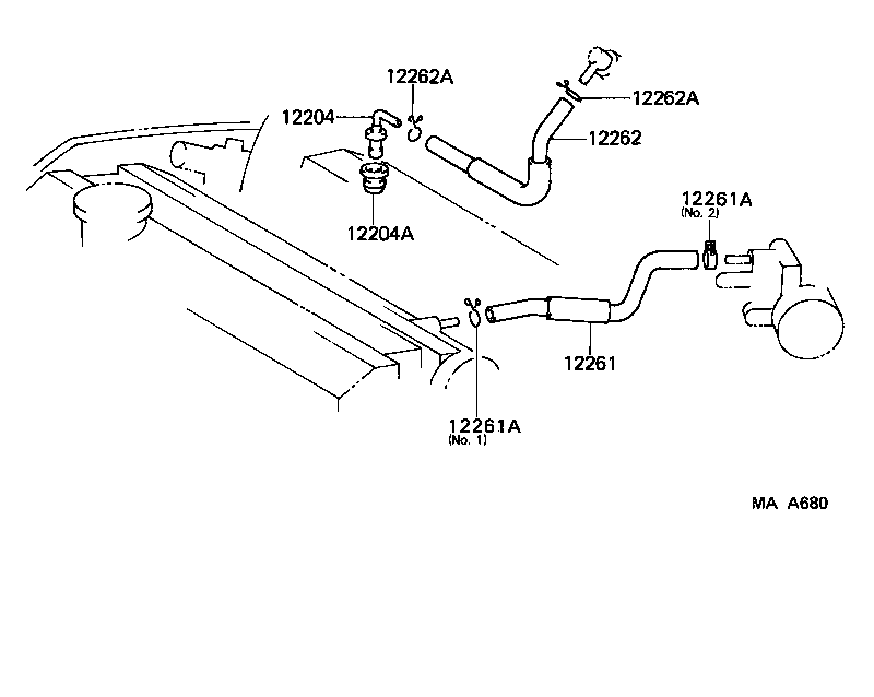  CAMRY |  VENTILATION HOSE