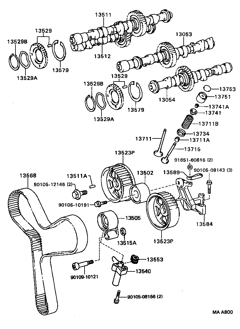  CAMRY |  CAMSHAFT VALVE