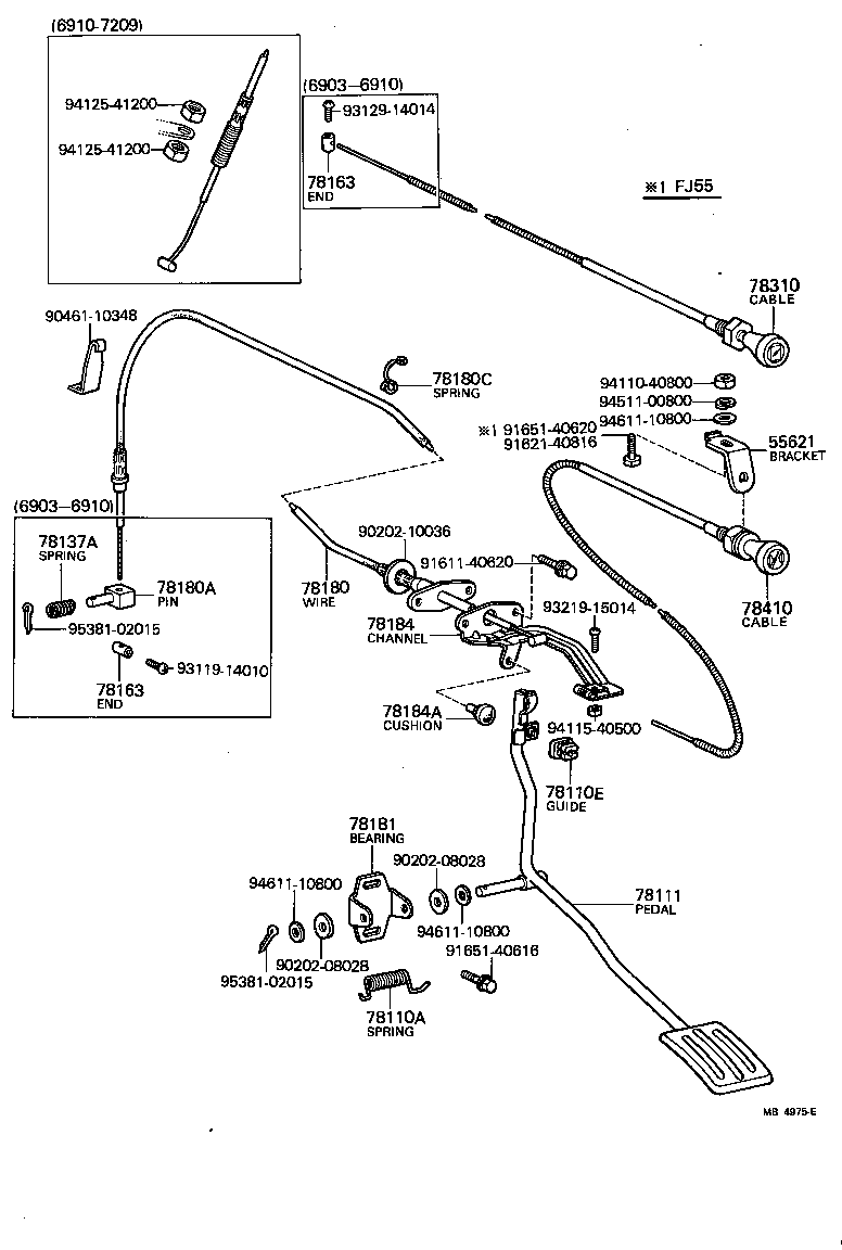  LAND CRUISER 40 45 55 |  ACCELERATOR LINK