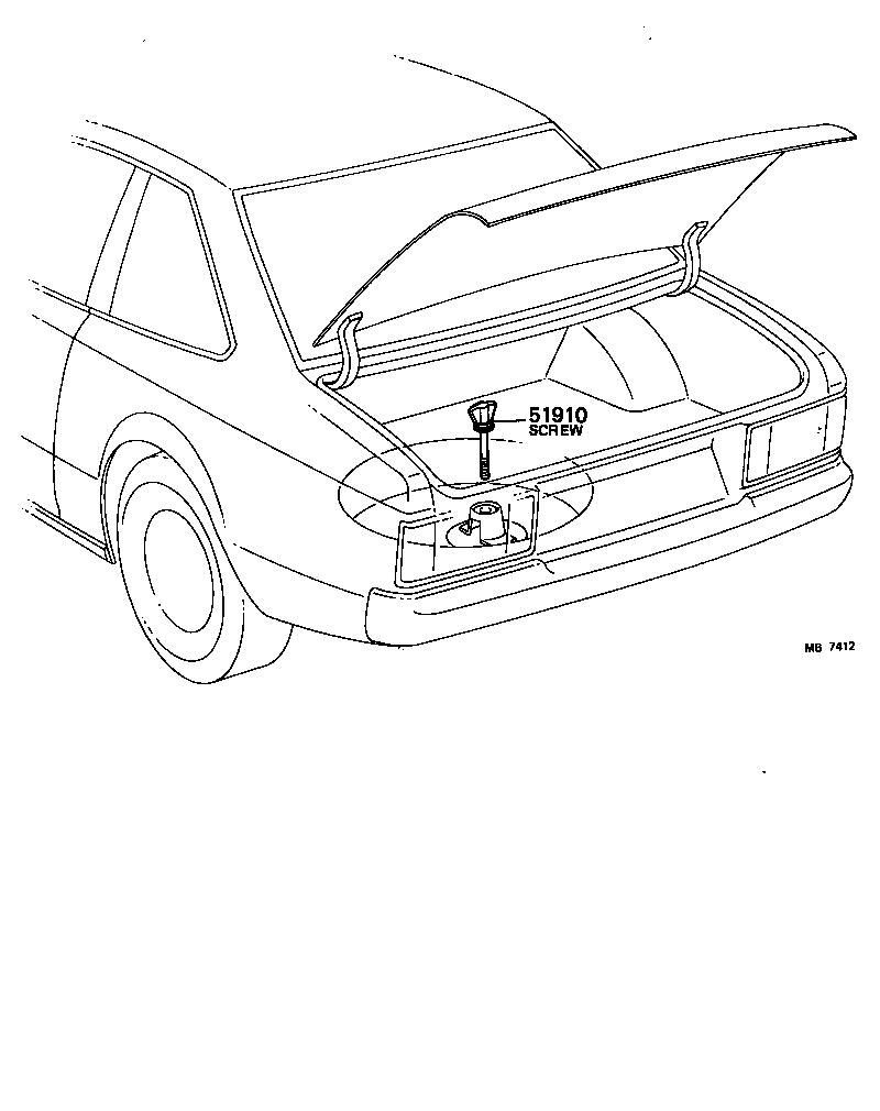  CELICA |  SPARE WHEEL CARRIER